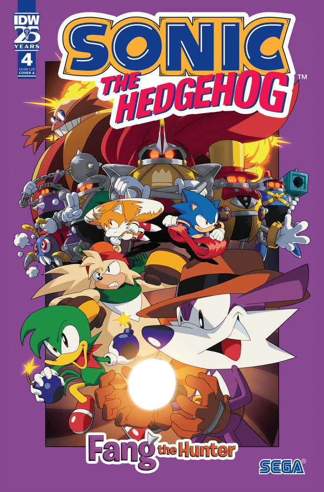 Sonic The Hedgehog: Fang The Hunter #4 Cover A (Hammerstrom) | Dragon's Lair Comics and Fantasy Houston TX