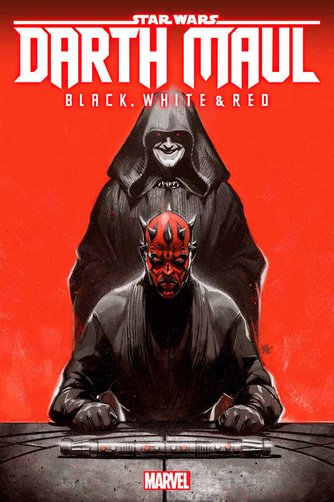 Star Wars: Darth Maul - Black, White & Red #1 Ben Harvey Variant | Dragon's Lair Comics and Fantasy Houston TX