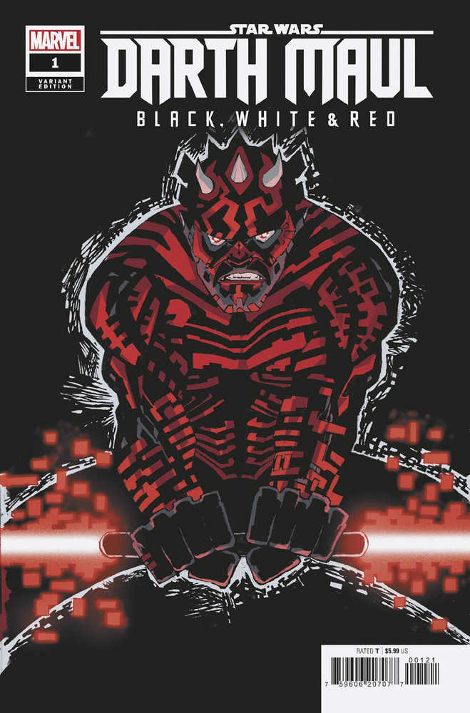 Star Wars: Darth Maul - Black, White & Red #1 Frank Miller Variant | Dragon's Lair Comics and Fantasy Houston TX