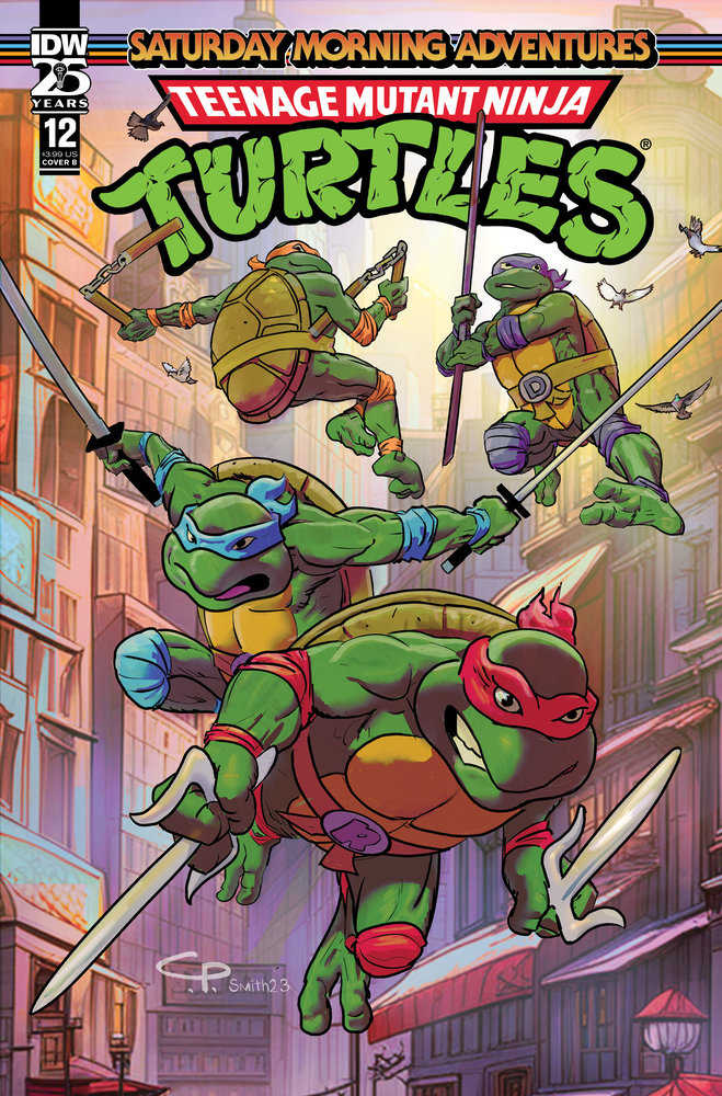 Teenage Mutant Ninja Turtles: Saturday Morning Adventures #12 Variant B (Smith) | Dragon's Lair Comics and Fantasy Houston TX