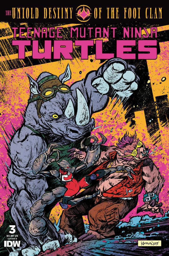 Teenage Mutant Ninja Turtles: The Untold Destiny Of The Foot Clan #3 Variant B (Catalan) | Dragon's Lair Comics and Fantasy Houston TX