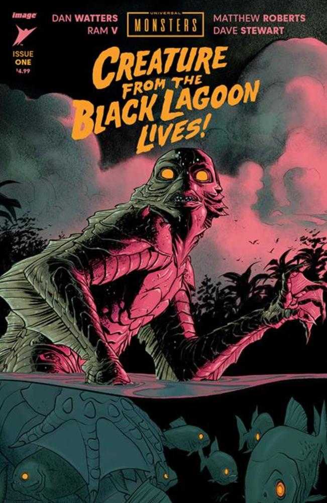 Universal Monsters The Creature From The Black Lagoon Lives #1 (Of 4) Cover A Matthew Roberts & Dave Stewart | Dragon's Lair Comics and Fantasy Houston TX