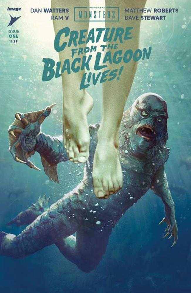 Universal Monsters The Creature From The Black Lagoon Lives #1 (Of 4) Cover B Joshua Middleton Variant | Dragon's Lair Comics and Fantasy Houston TX