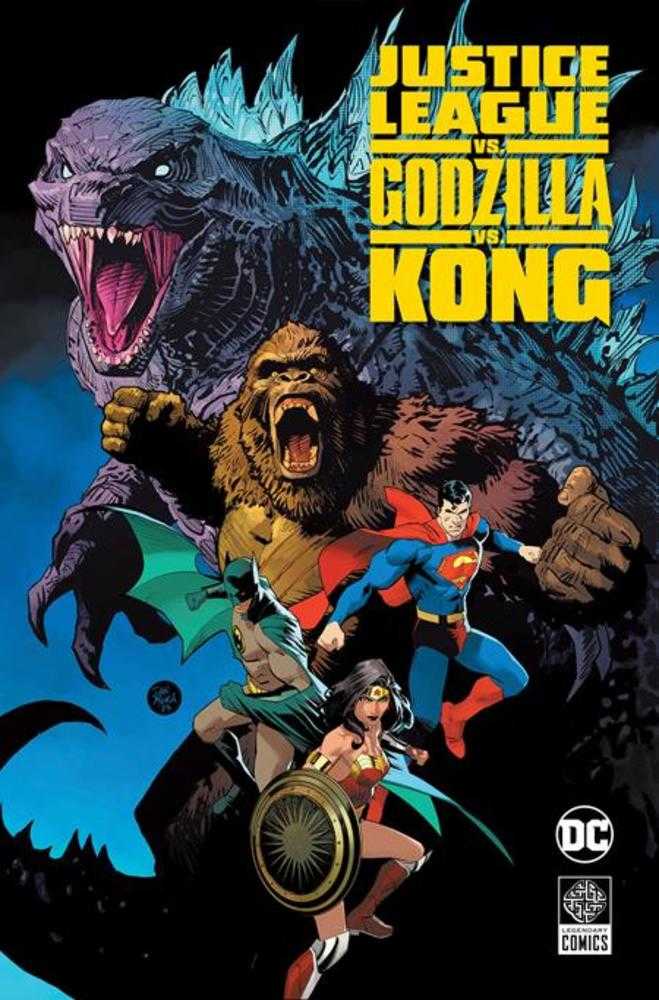 Justice League vs Godzilla vs Kong Hardcover | Dragon's Lair Comics and Fantasy Houston TX