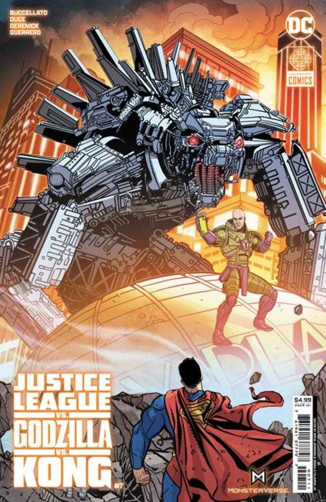 Justice League vs Godzilla vs Kong #7 (Of 7) Cover A Drew Johnson | Dragon's Lair Comics and Fantasy Houston TX