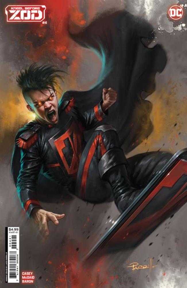 Kneel Before Zod #4 (Of 12) Cover B Lucio Parrillo Card Stock Variant | Dragon's Lair Comics and Fantasy Houston TX