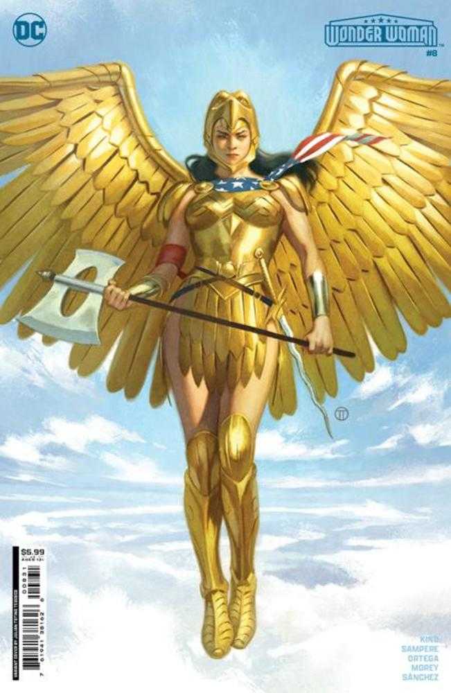 Wonder Woman #8 Cover B Julian Totino Tedesco Card Stock Variant | Dragon's Lair Comics and Fantasy Houston TX