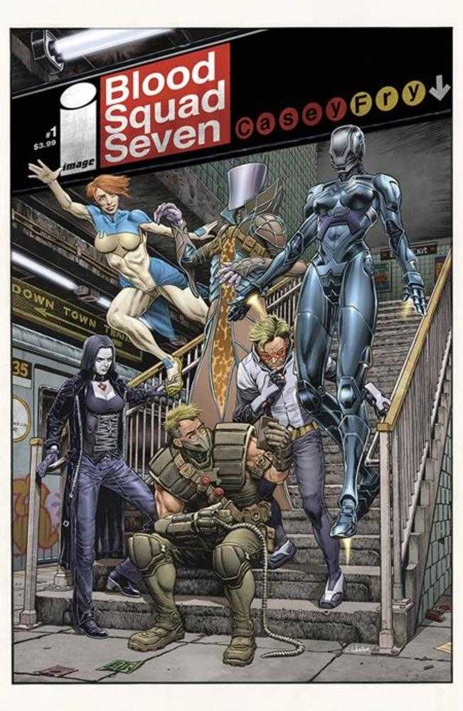 Blood Squad Seven #1 Cover B Chris Weston Variant | Dragon's Lair Comics and Fantasy Houston TX