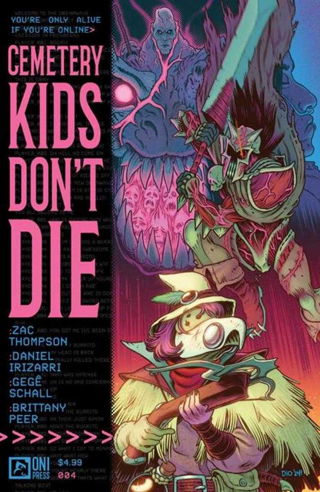 Cemetery Kids Dont Die #4 (Of 4) Cover A Daniel Irizarri | Dragon's Lair Comics and Fantasy Houston TX