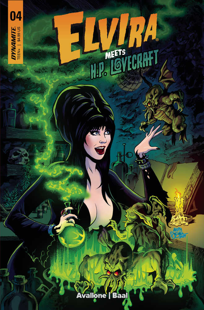 Elvira Meets Hp Lovecraft #4 Cover A Acosta | Dragon's Lair Comics and Fantasy Houston TX