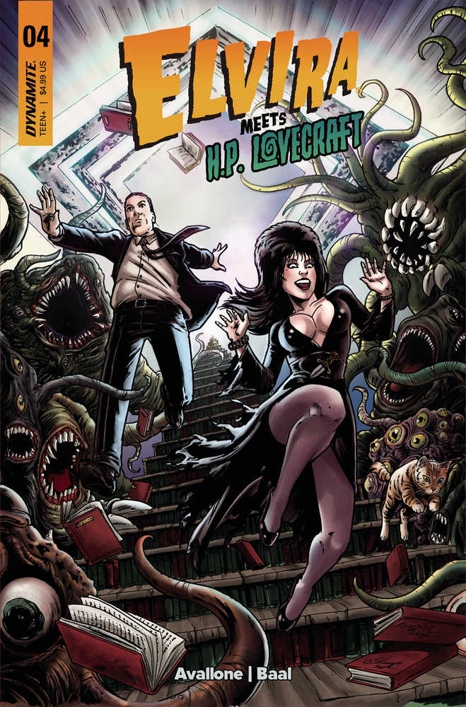 Elvira Meets Hp Lovecraft #4 Cover B Baal | Dragon's Lair Comics and Fantasy Houston TX