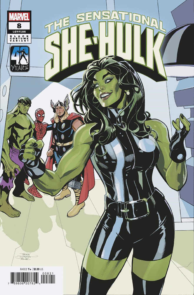 Sensational She-Hulk #8 Terry Dodson Black Costume Variant | Dragon's Lair Comics and Fantasy Houston TX