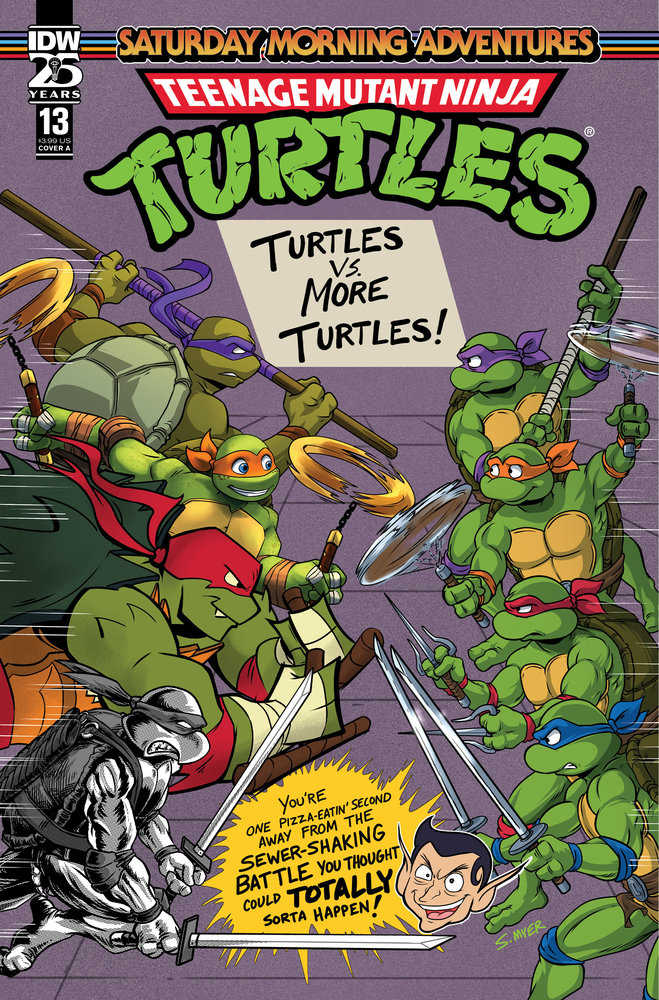 Teenage Mutant Ninja Turtles: Saturday Morning Adventures #13 Cover A (Myer) | Dragon's Lair Comics and Fantasy Houston TX