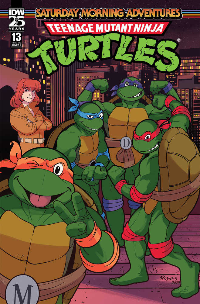 Teenage Mutant Ninja Turtles: Saturday Morning Adventures #13 Variant B (Rosanas) | Dragon's Lair Comics and Fantasy Houston TX