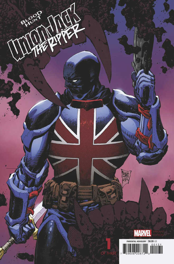 Union Jack The Ripper: Blood Hunt #1 Philip Tan Variant [Bh] | Dragon's Lair Comics and Fantasy Houston TX