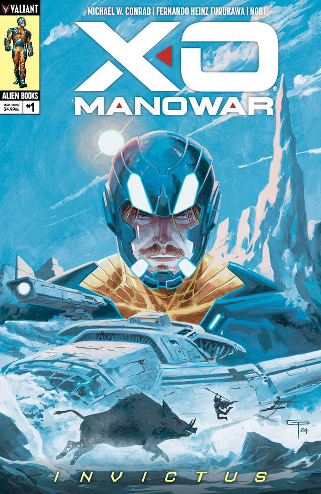 X-O Manowar Invictus #1 (Of 4) Cover A Peralta | Dragon's Lair Comics and Fantasy Houston TX