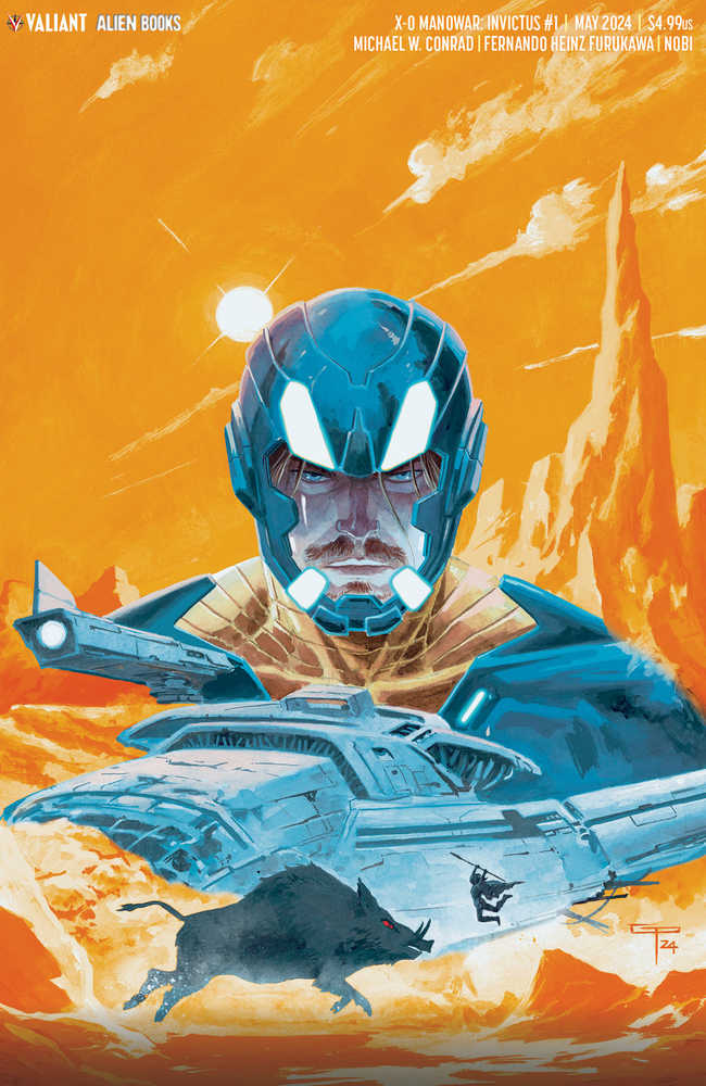 X-O Manowar Invictus #1 (Of 4) Cover C Peralta Virgin | Dragon's Lair Comics and Fantasy Houston TX