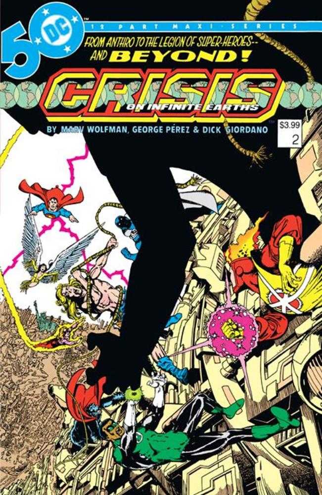 Crisis On Infinite Earths #2 (Of 12) Facsimile Edition Cover A George Perez | Dragon's Lair Comics and Fantasy Houston TX