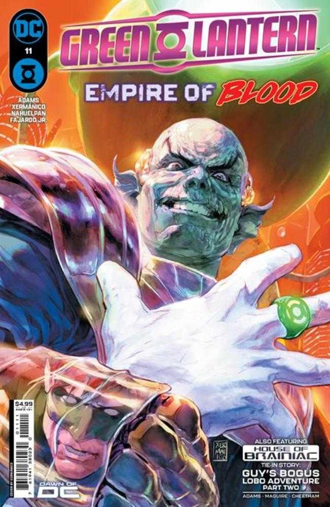 Green Lantern #11 Cover A Xermanico (House Of Brainiac) | Dragon's Lair Comics and Fantasy Houston TX