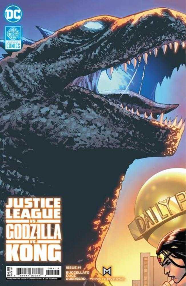 Justice League vs Godzilla vs Kong #1 Final Printing | Dragon's Lair Comics and Fantasy Houston TX