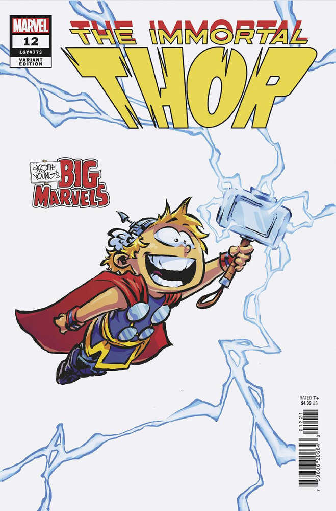 Immortal Thor #12 Skottie Young'S Big Marvel Variant | Dragon's Lair Comics and Fantasy Houston TX