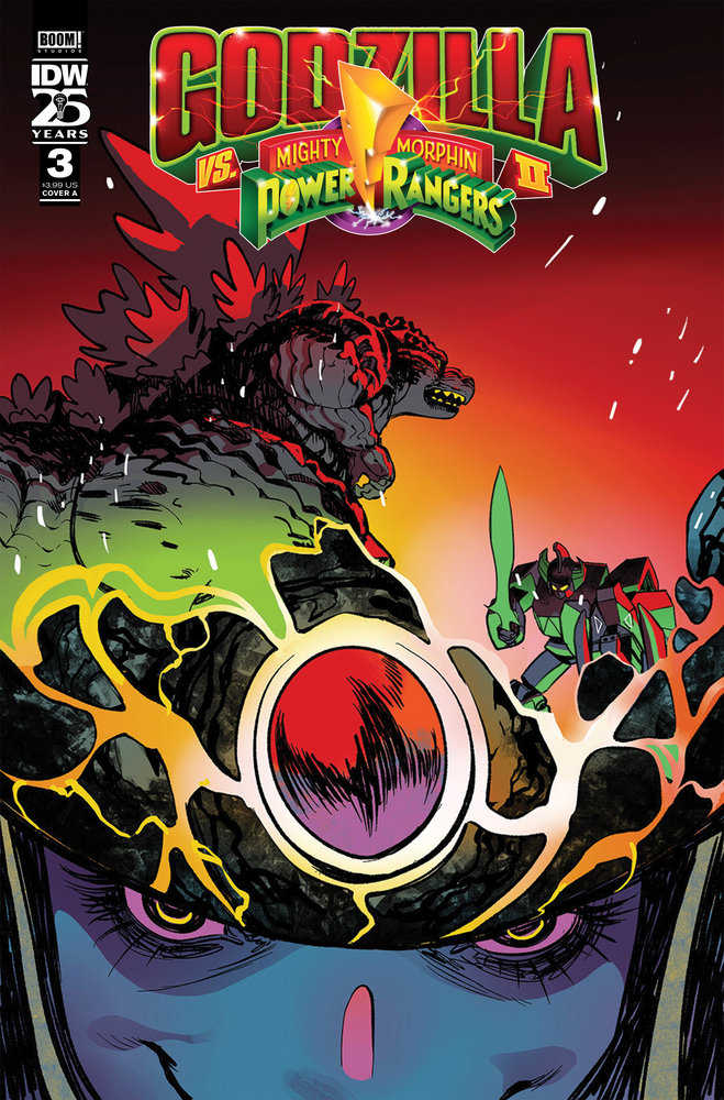 Godzilla vs. The Mighty Morphin Power Rangers II #3 Cover A (Rivas) | Dragon's Lair Comics and Fantasy Houston TX