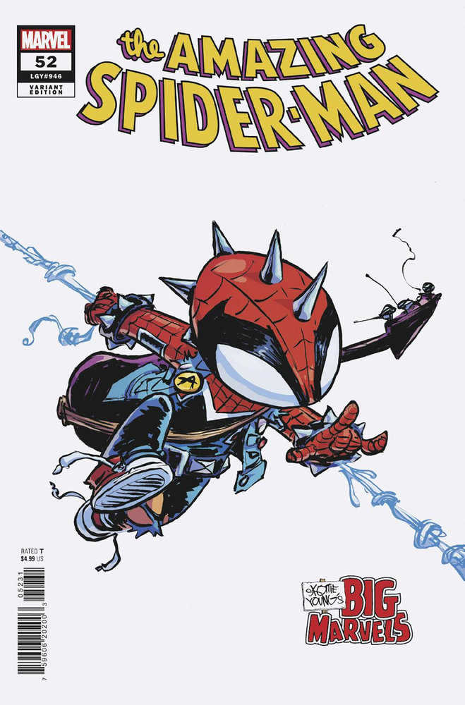 Amazing Spider-Man #52 Skottie Young'S Big Marvel Variant | Dragon's Lair Comics and Fantasy Houston TX