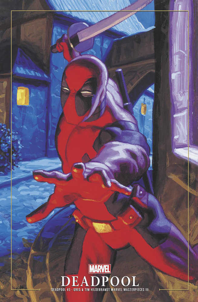 Deadpool #3 Greg And Tim Hildebrandt Deadpool Marvel Masterpieces III Variant | Dragon's Lair Comics and Fantasy Houston TX