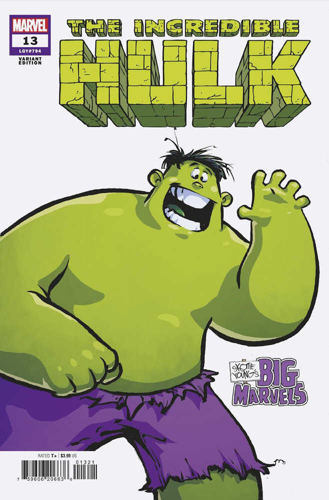 Incredible Hulk #13 Skottie Young'S Big Marvel Variant | Dragon's Lair Comics and Fantasy Houston TX