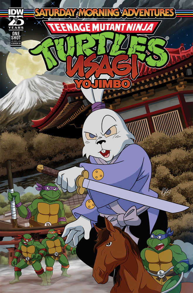 Teenage Mutant Ninja Turtles/Usagi Yojimbo: Saturday Morning Adventures Variant B (Jones) | Dragon's Lair Comics and Fantasy Houston TX