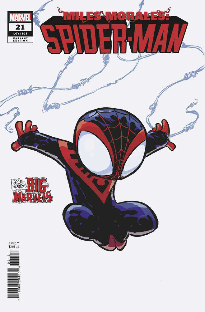 Miles Morales: Spider-Man #21 Skottie Young'S Big Marvel Variant [Bh] | Dragon's Lair Comics and Fantasy Houston TX