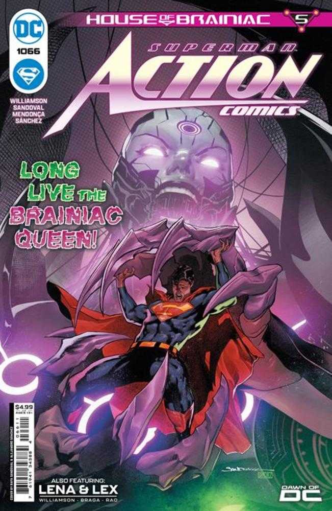 Action Comics #1066 Cover A Rafa Sandoval (House Of Brainiac) | Dragon's Lair Comics and Fantasy Houston TX