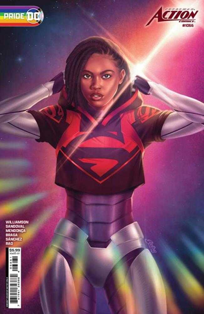 Action Comics #1066 Cover D Betsy Cola DC Pride 2024 Card Stock Variant (House Of Brainiac) | Dragon's Lair Comics and Fantasy Houston TX