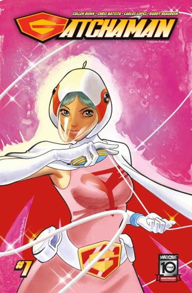 Gatchaman #1 Cover E 1 in 10 Francine Delgado Jun The Swan Solo Variant | Dragon's Lair Comics and Fantasy Houston TX