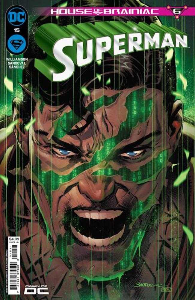 Superman #15 Cover A Rafa Sandoval (House Of Brainiac)(Absolute Power) | Dragon's Lair Comics and Fantasy Houston TX