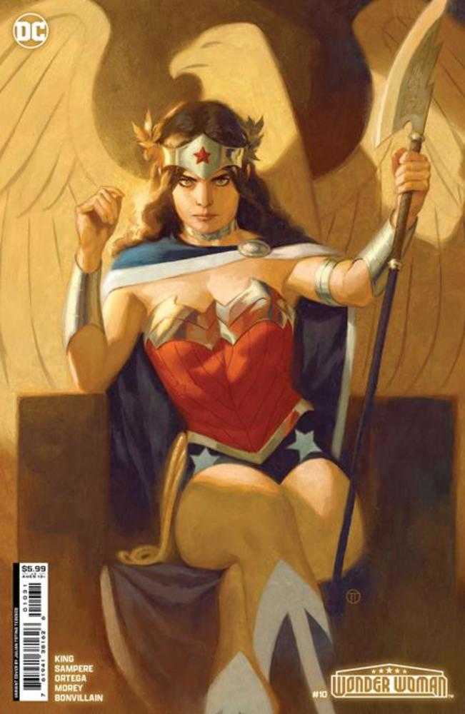 Wonder Woman #10 Cover B Julian Totino Tedesco Card Stock Variant | Dragon's Lair Comics and Fantasy Houston TX