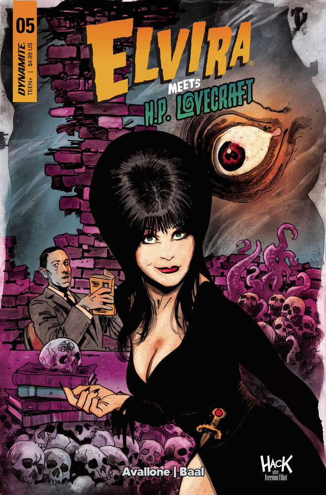 Elvira Meets Hp Lovecraft #5 Cover C Hack | Dragon's Lair Comics and Fantasy Houston TX