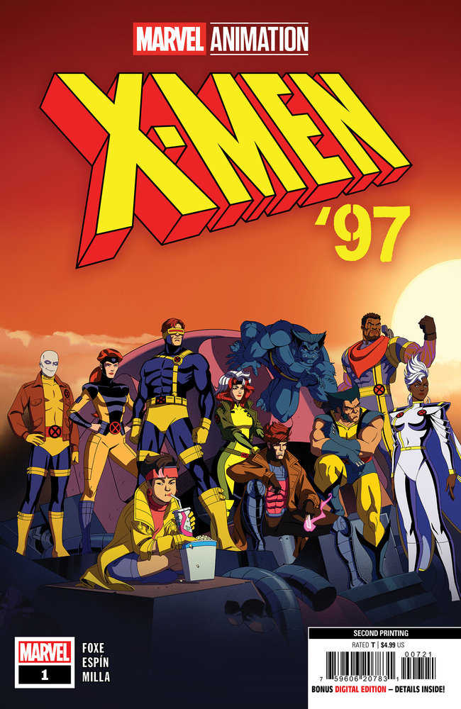 X-Men '97 #1 Marvel Animation 2nd Print Variant | Dragon's Lair Comics and Fantasy Houston TX