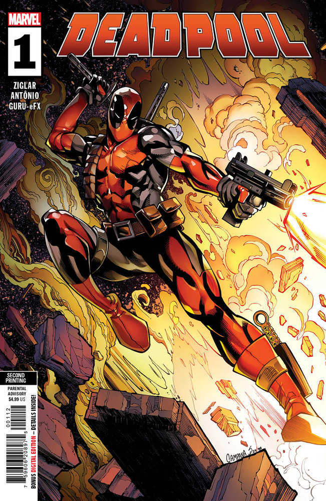 Deadpool #1 Chris Campana 2nd Print Variant | Dragon's Lair Comics and Fantasy Houston TX