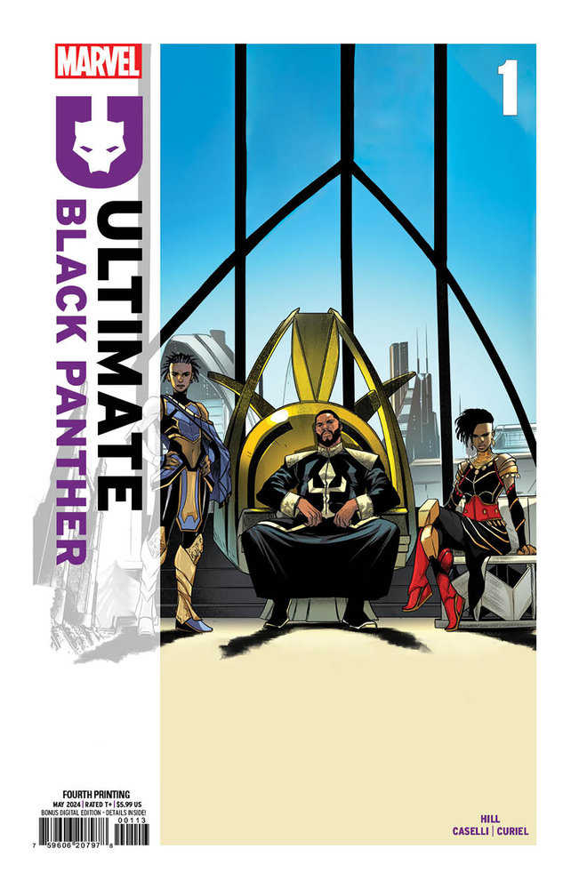 Ultimate Black Panther #1 Stefano Caselli 4TH Printing Variant | Dragon's Lair Comics and Fantasy Houston TX