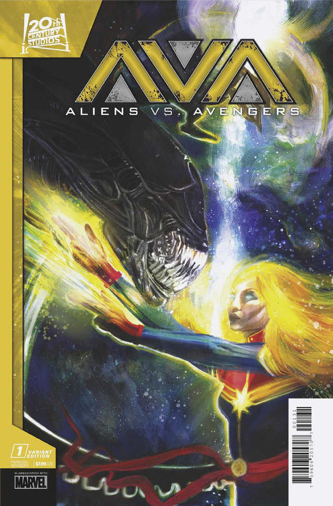 Aliens vs Avengers #1 Zu Orzu Variant | Dragon's Lair Comics and Fantasy Houston TX