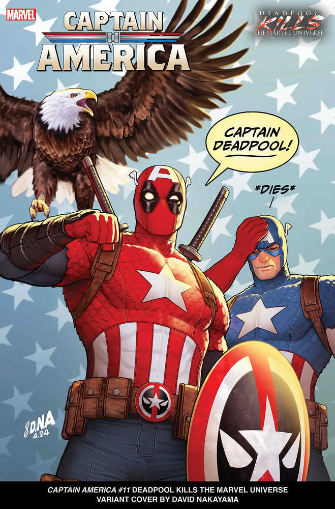 Captain America #11 Deadpool Kills Marvel Universe Variant | Dragon's Lair Comics and Fantasy Houston TX