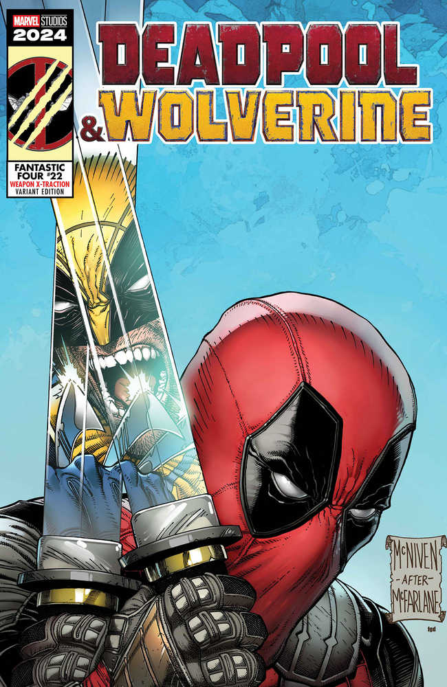 Fantastic Four #22 Deadpool Wolverine Weapon X-Traction Variant | Dragon's Lair Comics and Fantasy Houston TX