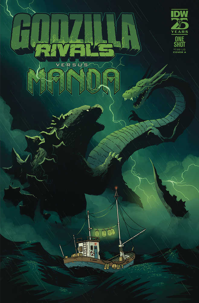 Godzilla Rivals vs Manda #1 Cover A Lawrence | Dragon's Lair Comics and Fantasy Houston TX