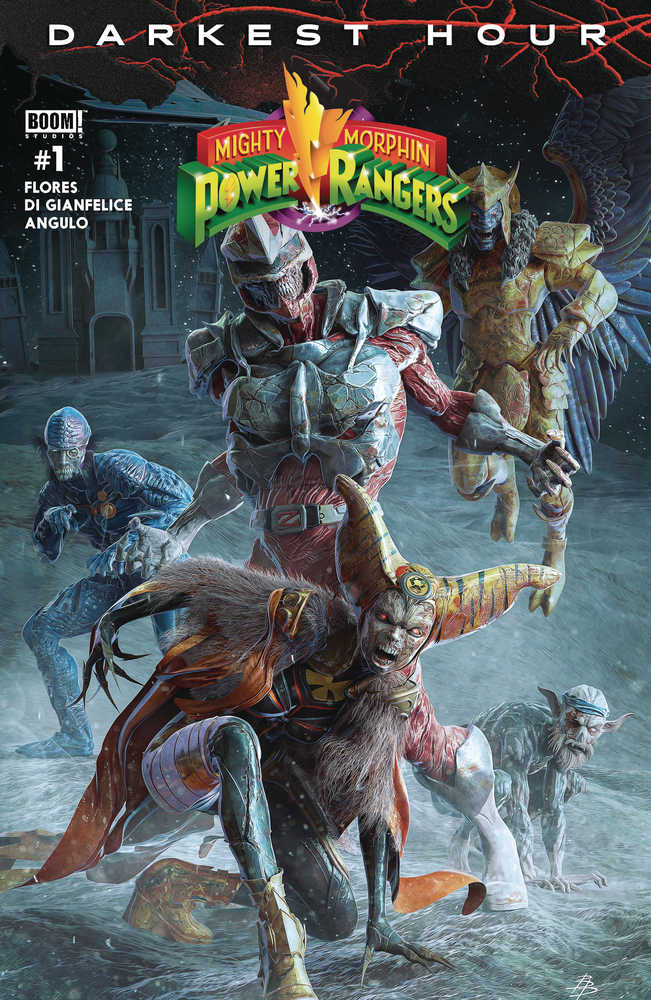 MMPR Darkest Hour #1 Cover C Dark Grid Barends | Dragon's Lair Comics and Fantasy Houston TX