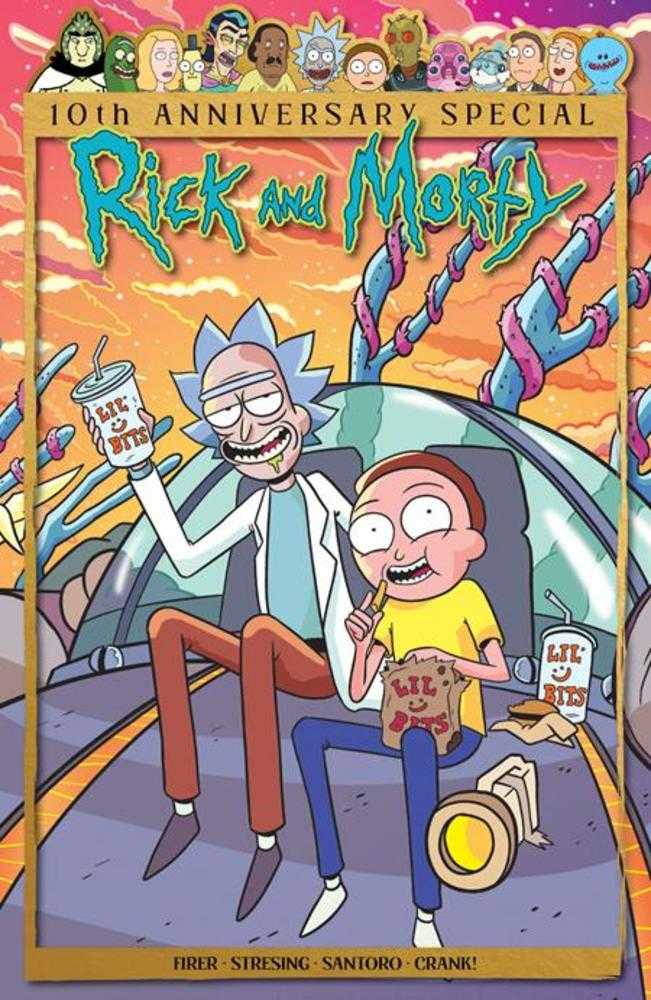 Rick And Morty 10th Anniversary Special #1 (One Shot) Cover A Marc Ellerby Wraparound | Dragon's Lair Comics and Fantasy Houston TX