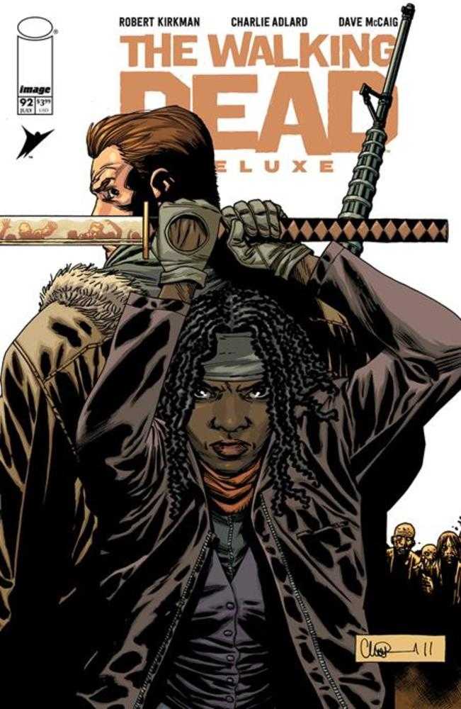 Walking Dead Deluxe #92 Cover B Charlie Adlard & Dave Mccaig Variant (Mature) | Dragon's Lair Comics and Fantasy Houston TX