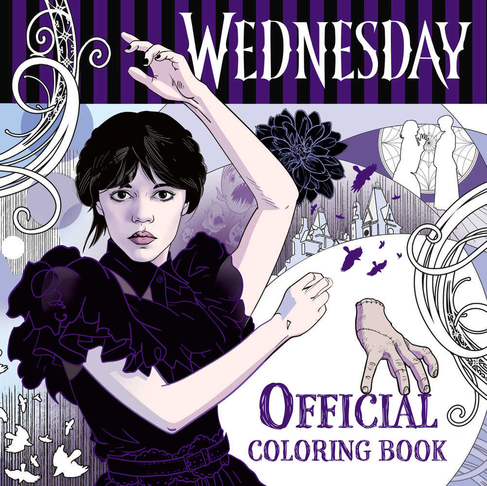 Wednesday: Official Coloring Book | Dragon's Lair Comics and Fantasy Houston TX