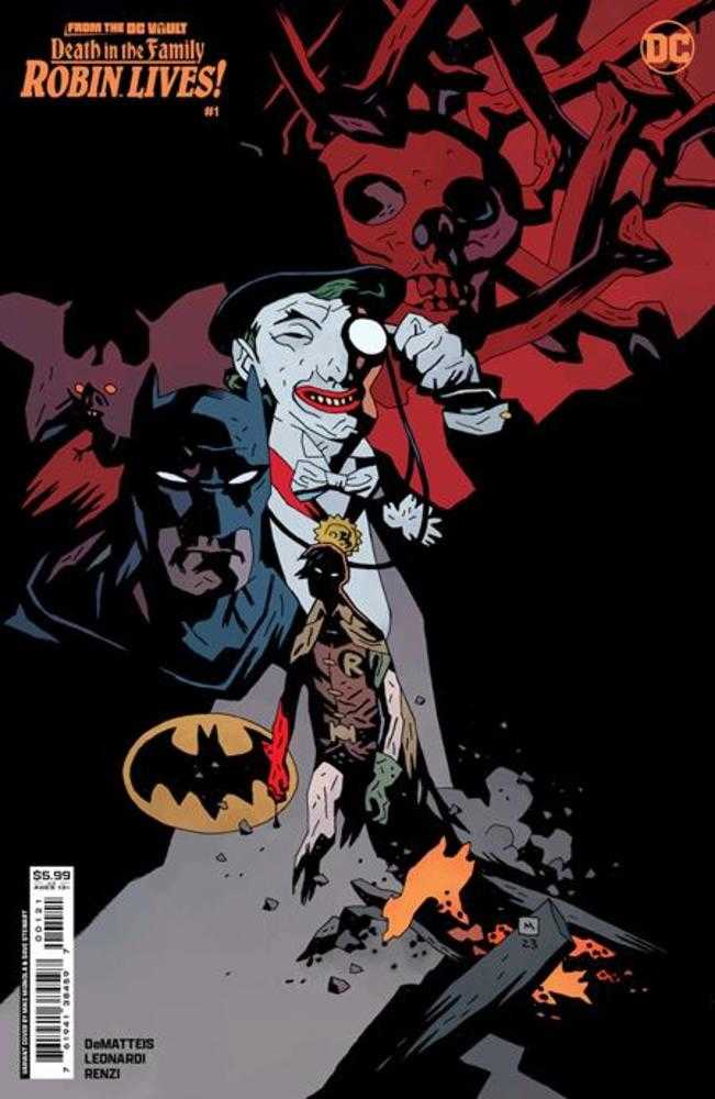 From The DC Vault Death In The Family Robin Lives #1 Cover B Mike Mignola Card Stock Variant | Dragon's Lair Comics and Fantasy Houston TX