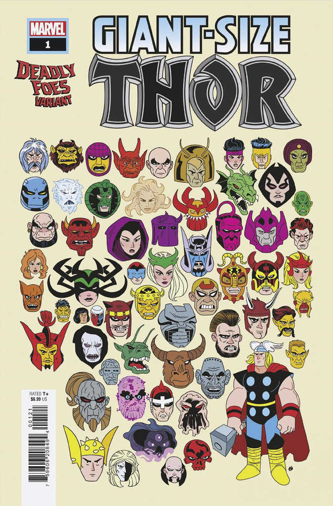 Giant-Size Thor #1 Dave Bardin Deadly Foes Variant | Dragon's Lair Comics and Fantasy Houston TX